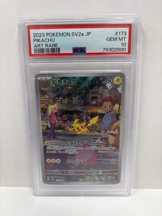 Pokemon Japanese Pikachu 173/165 PSA 10