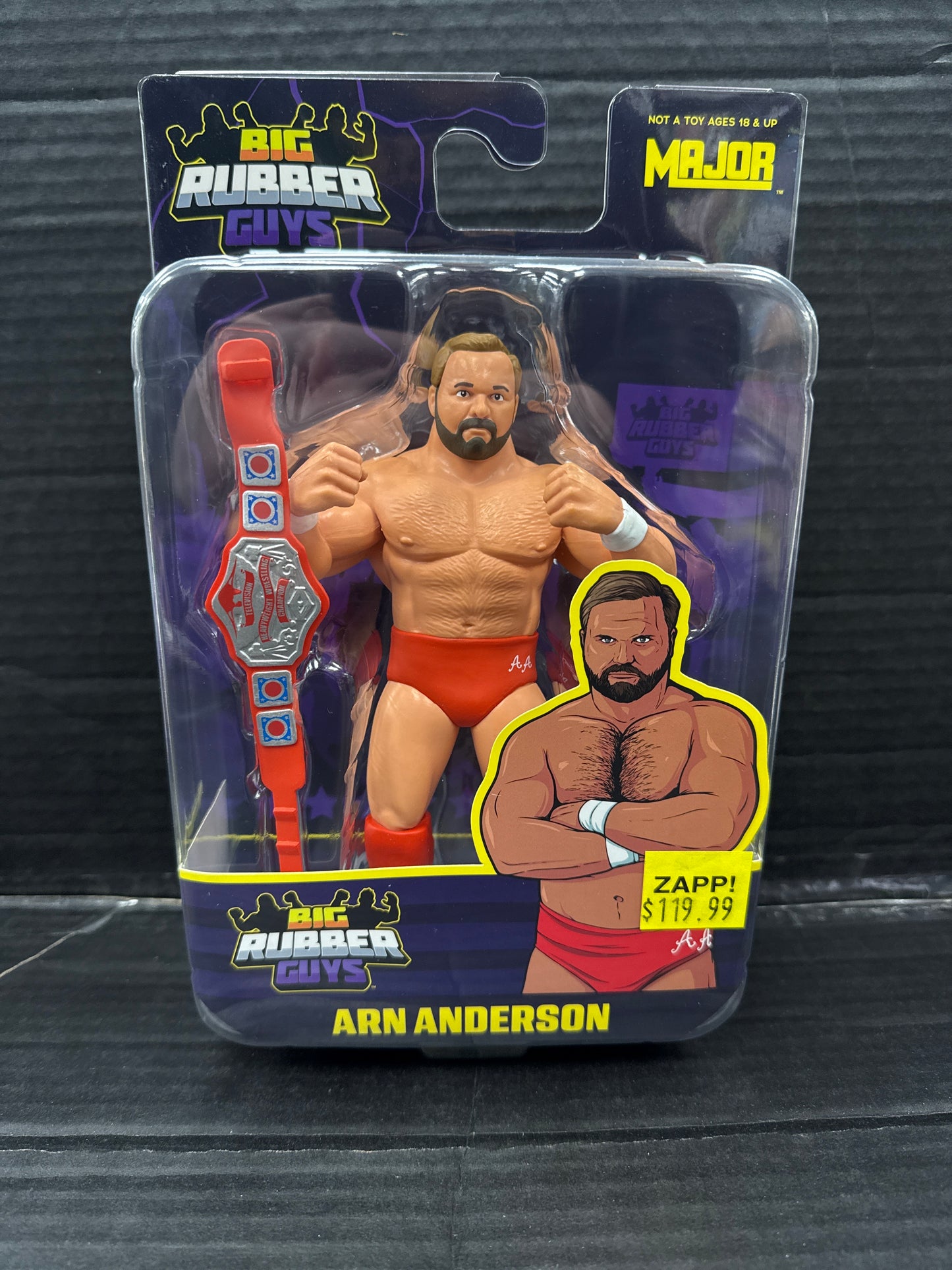 Major Wrestling Figure Podcast Big Rubber Guys Arn Anderson