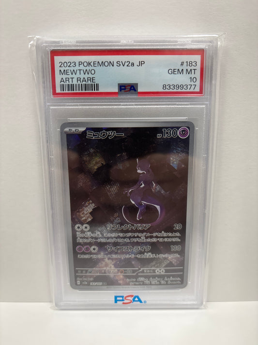 Pokemon Japanese Mewtwo 183/165 PSA 10