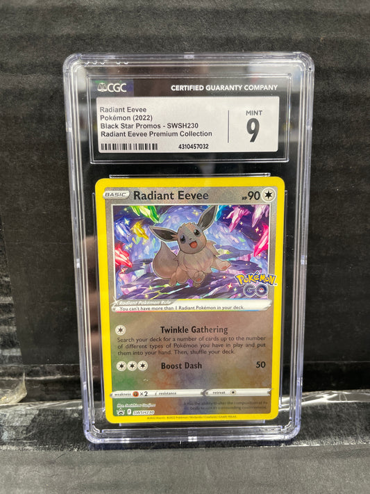 Pokémon Radiant Eevee SWSH230 CGC 9