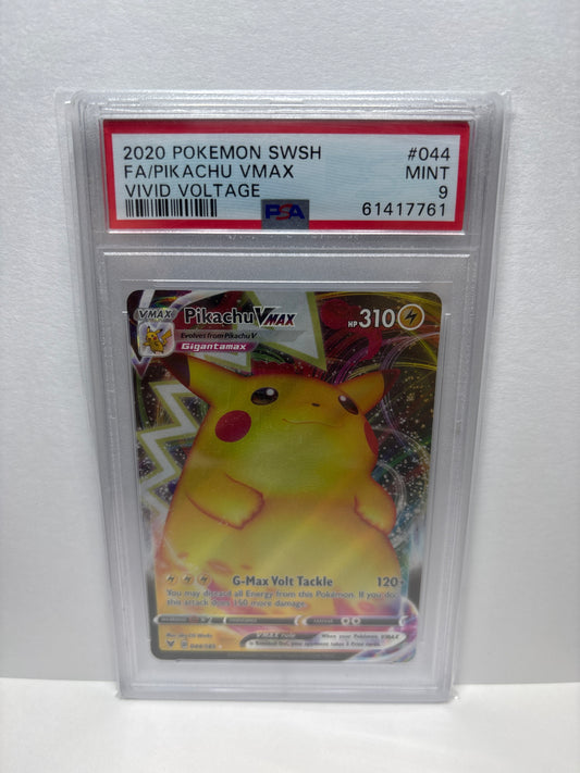 Pokemon Pikachu VMAX 044/185 PSA 9