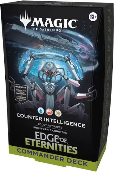 Magic the Gathering Edge of Eternities Counter Intelligence Commander Deck