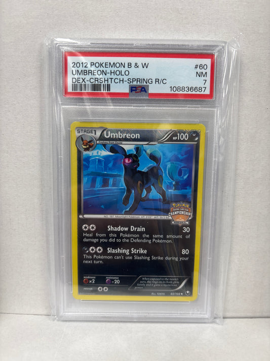 Pokemon Umbreon 60/108 Regional Championships PSA 7