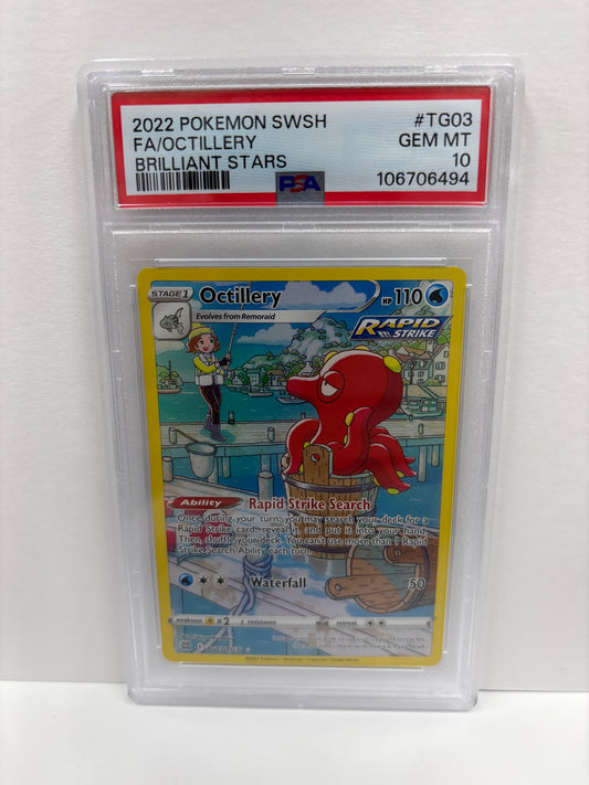 Pokemon Octillery TG03/TG30 PSA 10