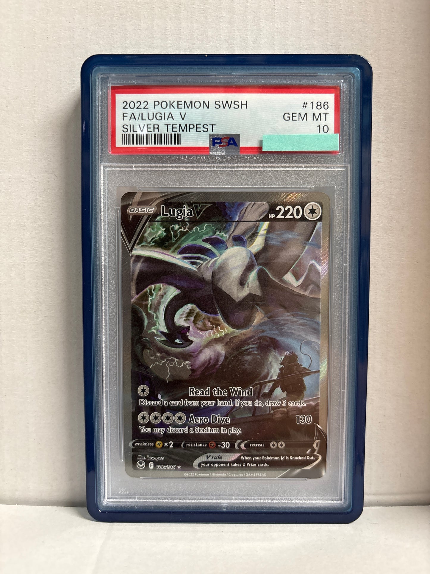 Pokemon Lugia V 186/195 PSA 10