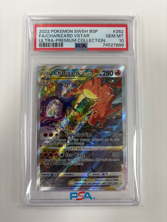 Pokemon Charizard VSTAR SWSH262 PSA 10