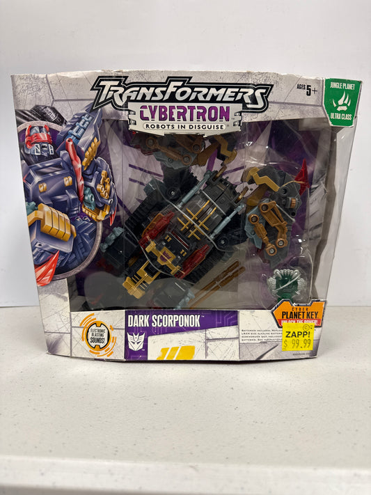 Transformers Cybertron Robots in Disguise Dark Scorponok Ultra Class (Box Damage)