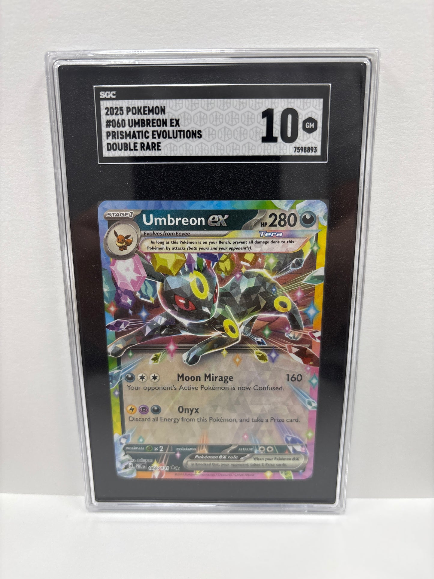 Pokemon Umbreon ex 060/131 SGC 10