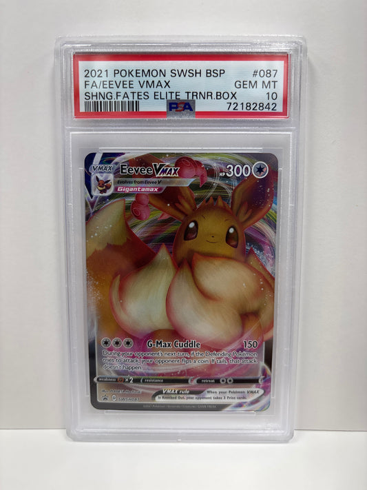 Pokemon Eevee VMAX SWSH087 PSA 10