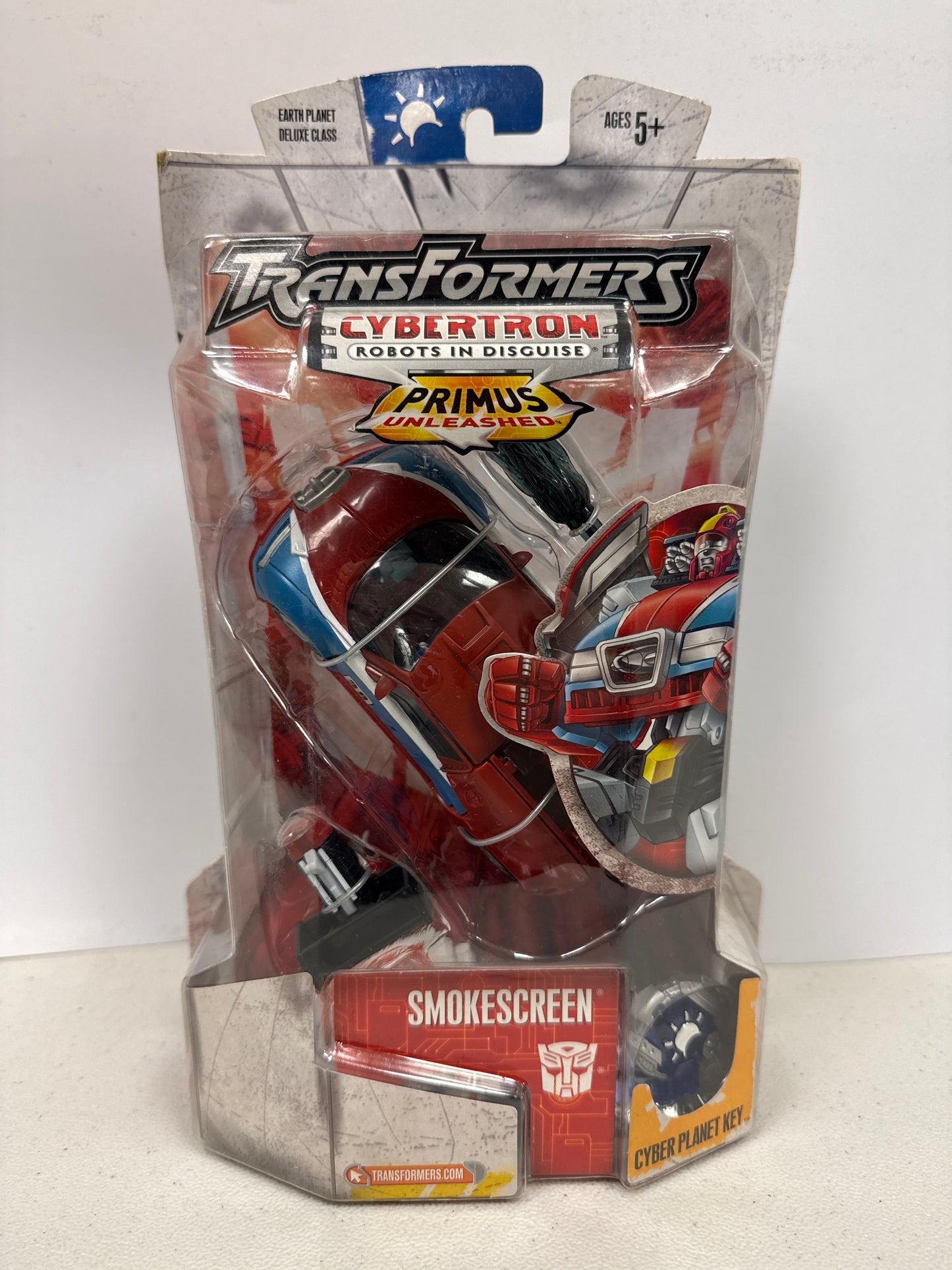 Transformers Cybertron Robots in Disguise Deluxe Class Smokescreen 2006 (Non-Mint Box)