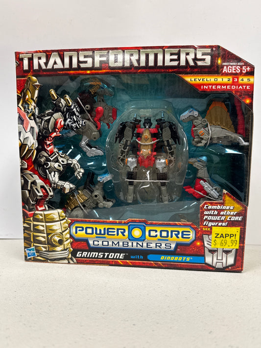 Transformers Power Core Combiners Grimstone with Dinobots 2010