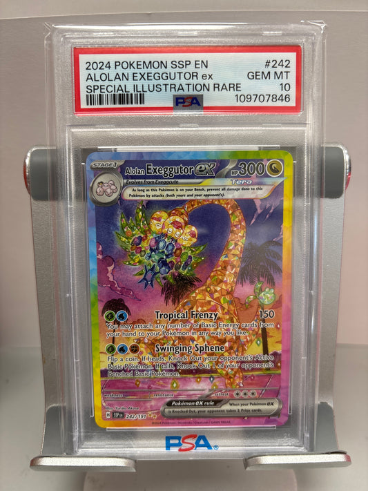 Pokemon Alolan Exeggutor ex 242/191 PSA 10