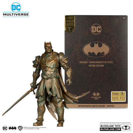 DC Multiverse Batman Dark Knights of Steel Patina Edition Gold Label