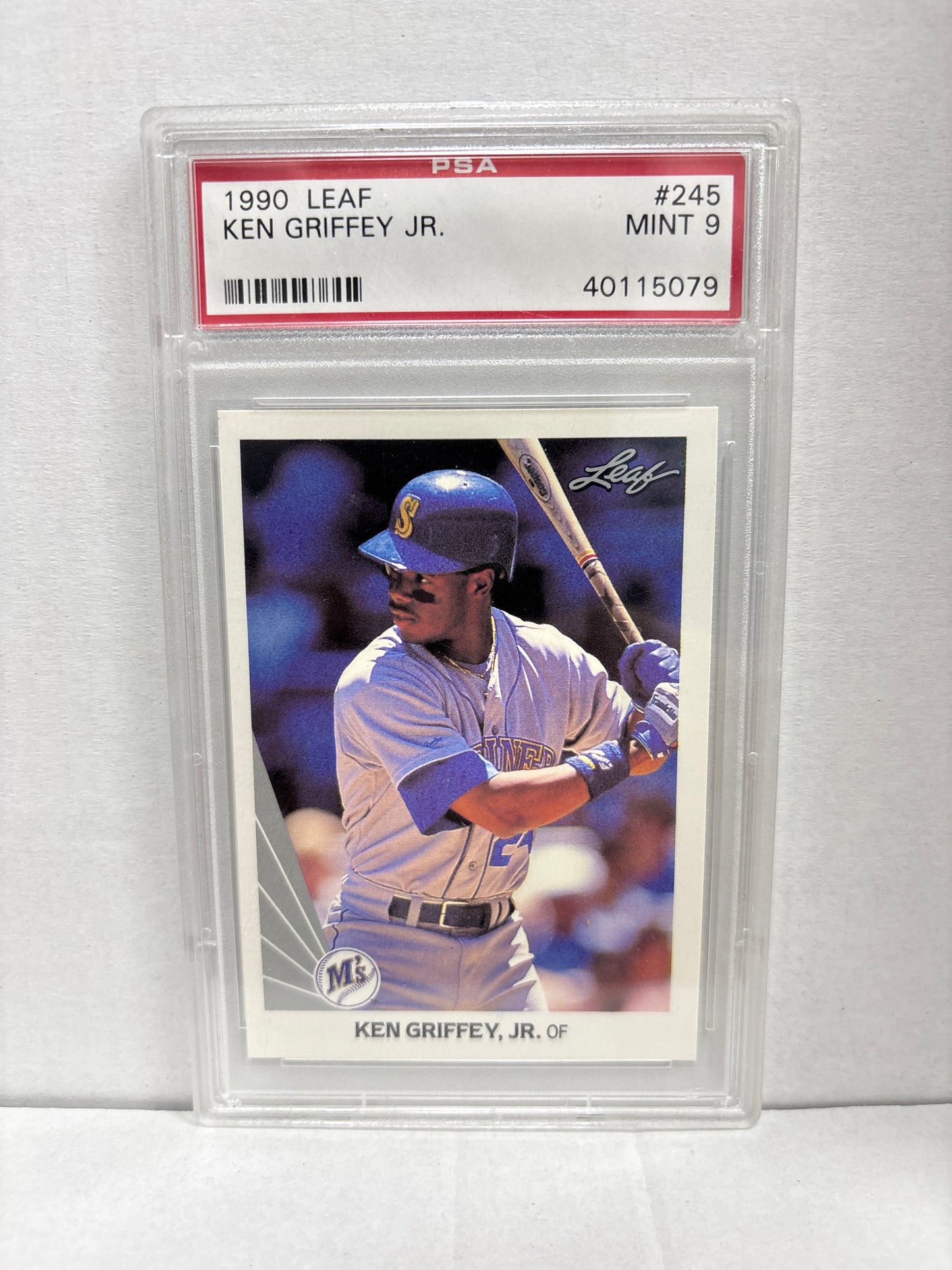 1990 Leaf Ken Griffey Jr. #245 PSA 9 (Old Slab)
