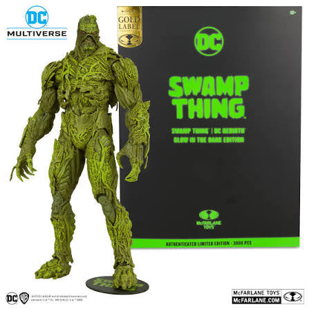 DC Multiverse McFarlane Gold Label Swamp Thing Glow in the Dark Edition