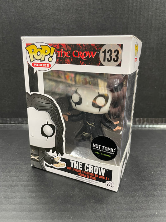 Funko Pop! The Crow 133 Hot Topic 25th Anniversary Glow in the Dark (Grade B)