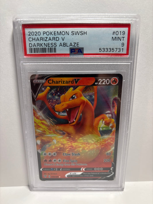 Pokemon Charizard V 019/189 PSA 9