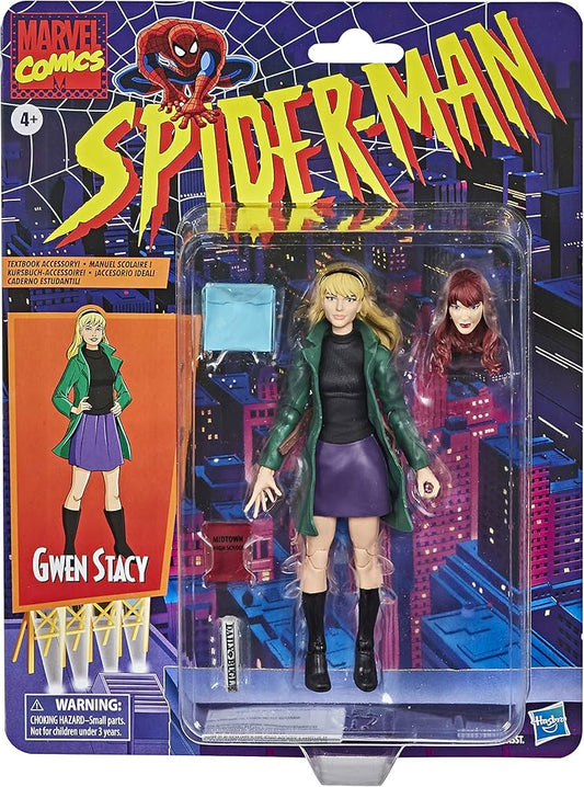 Marvel Legends Spider-Man Gwen Stacy Retro Card
