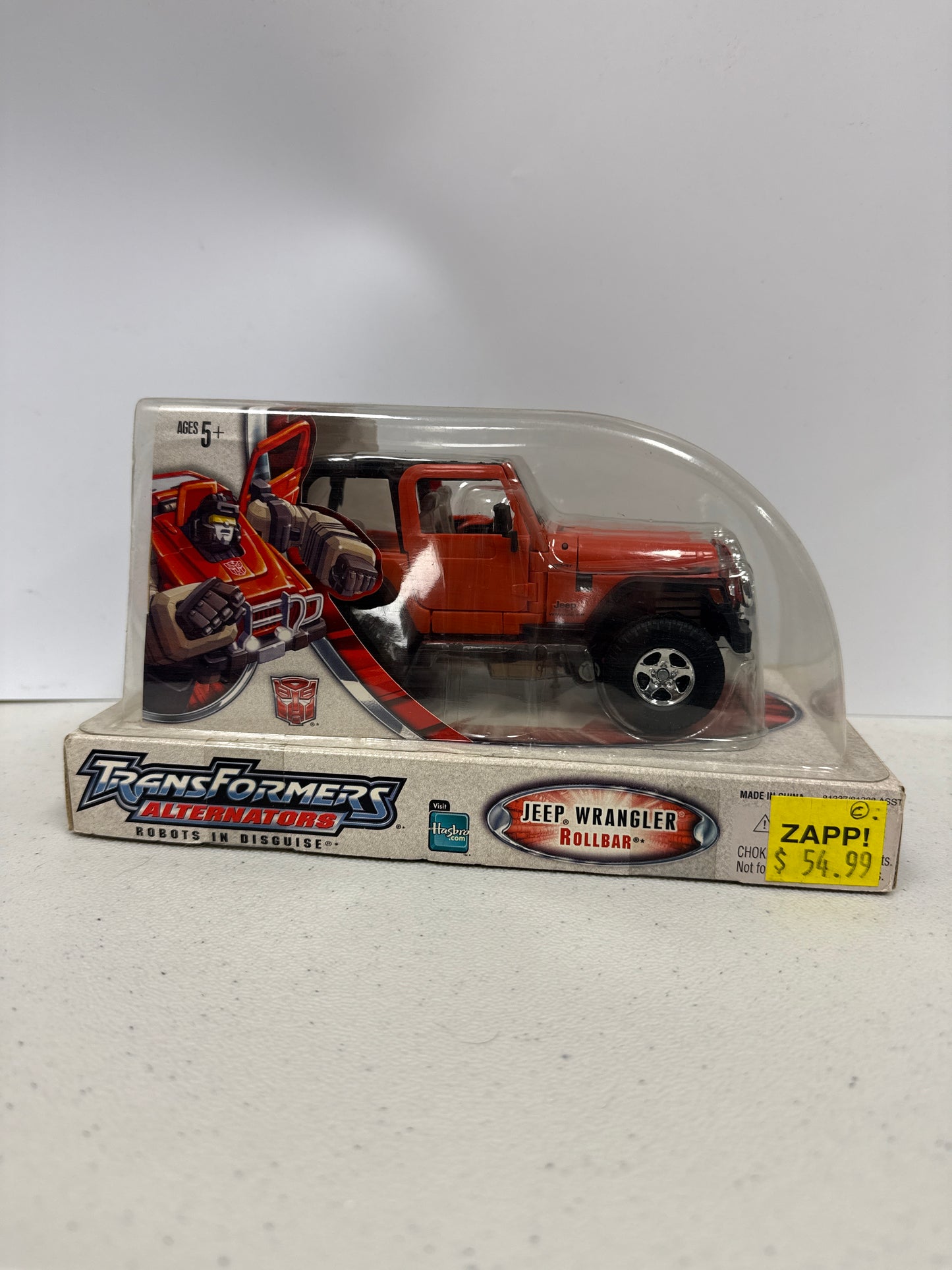 Transformers Alternators Jeep Wrangler Rollbar 2005 (Non-Mint Box)