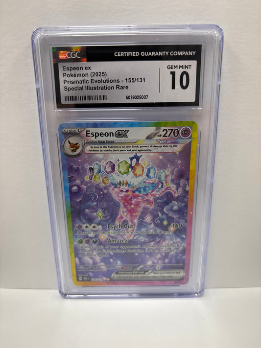 Pokemon Espeon ex 155/131 CGC 10