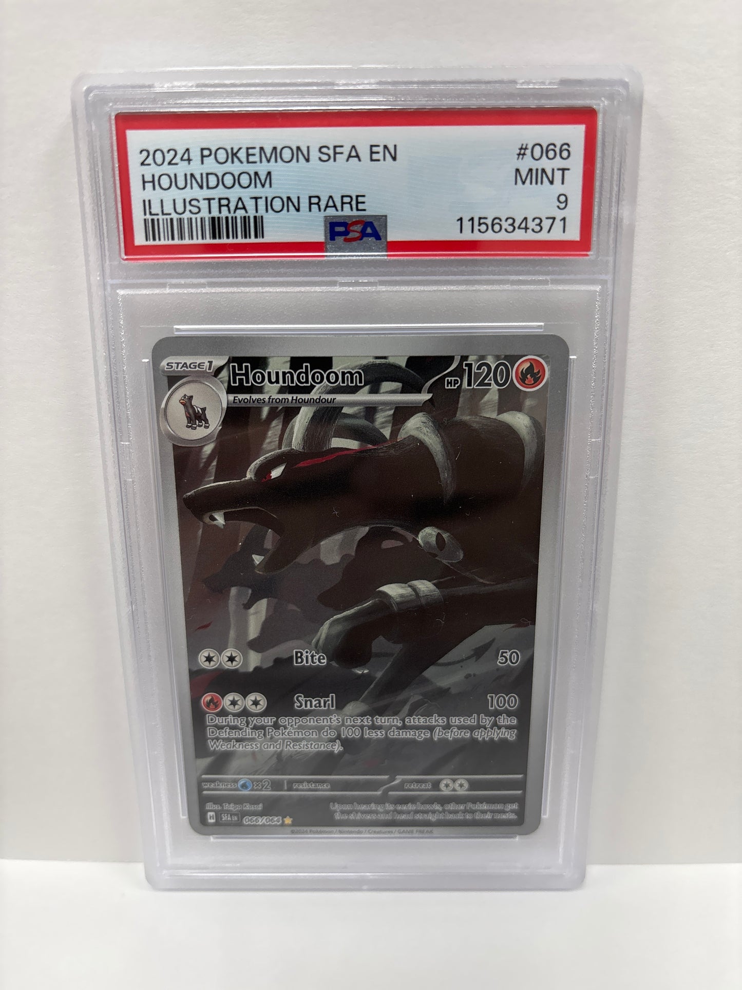 Pokemon Houndoom 066/064 PSA 9