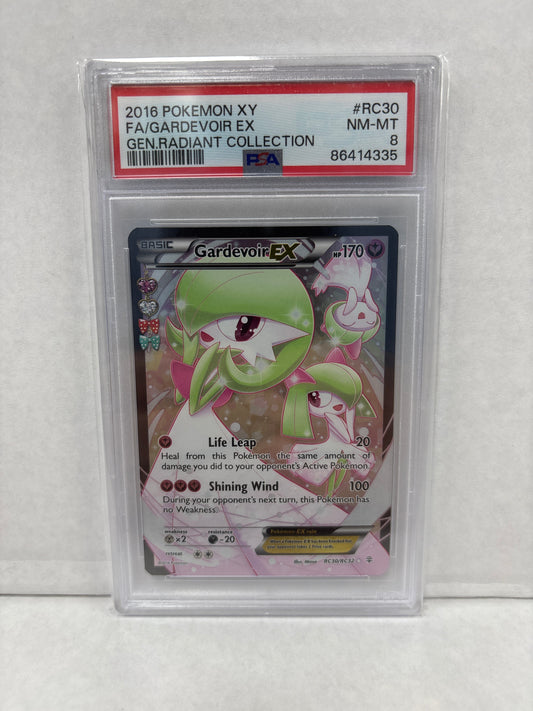 Pokemon Gardevoir EX RC30/RC32 PSA 8