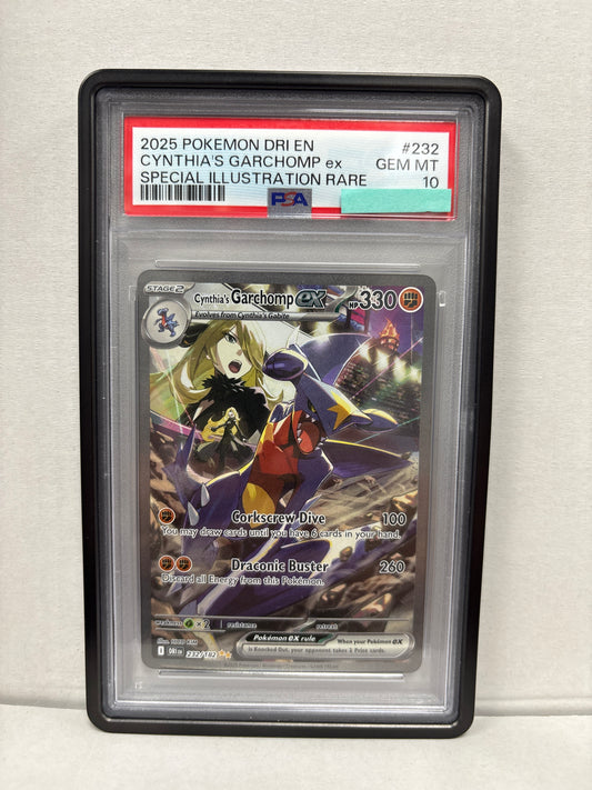 Pokemon Cynthia’s Garchomp ex 232/182 PSA 10