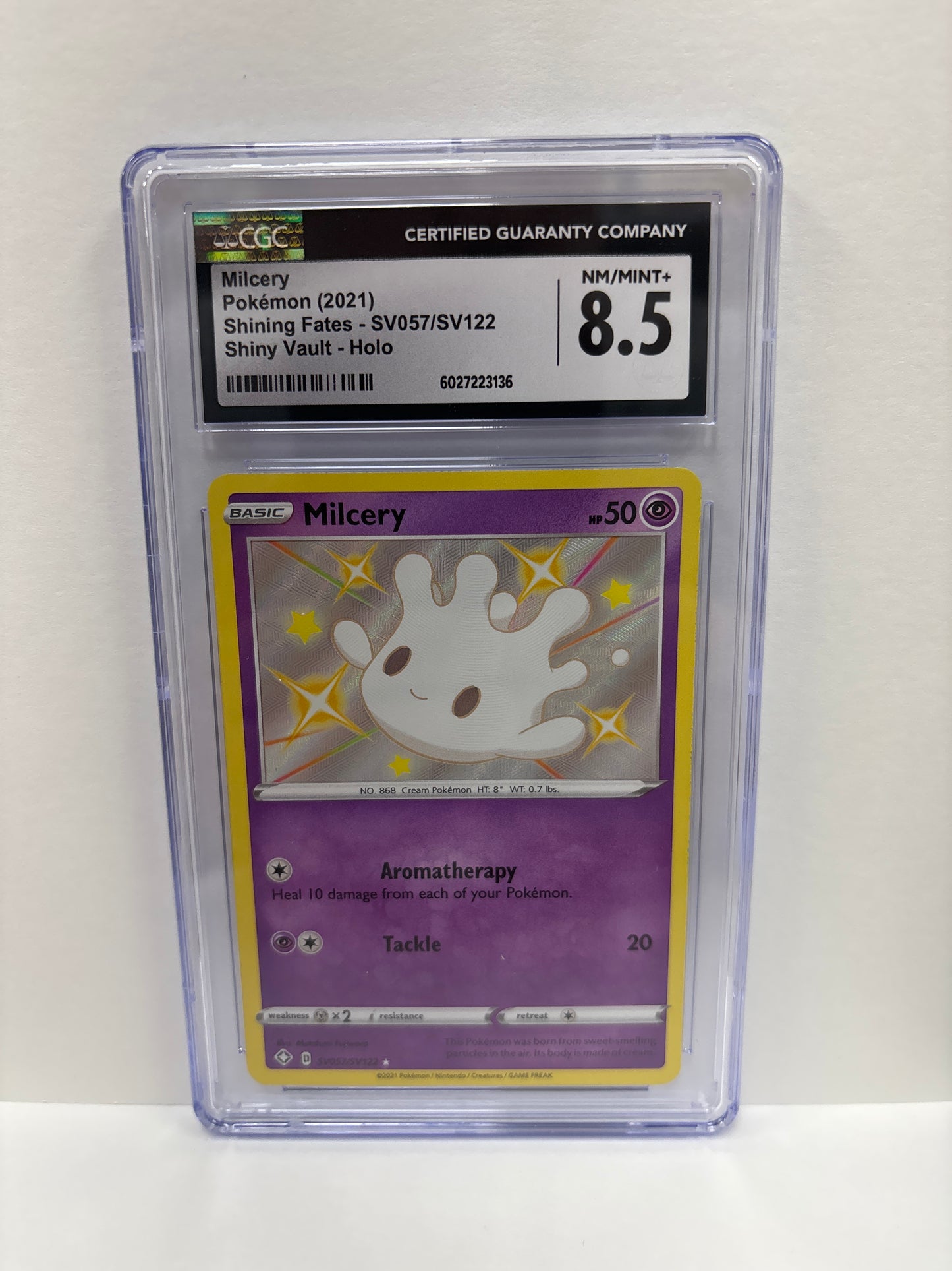 Pokemon Milcery SV057/SV122 CGC 8.5