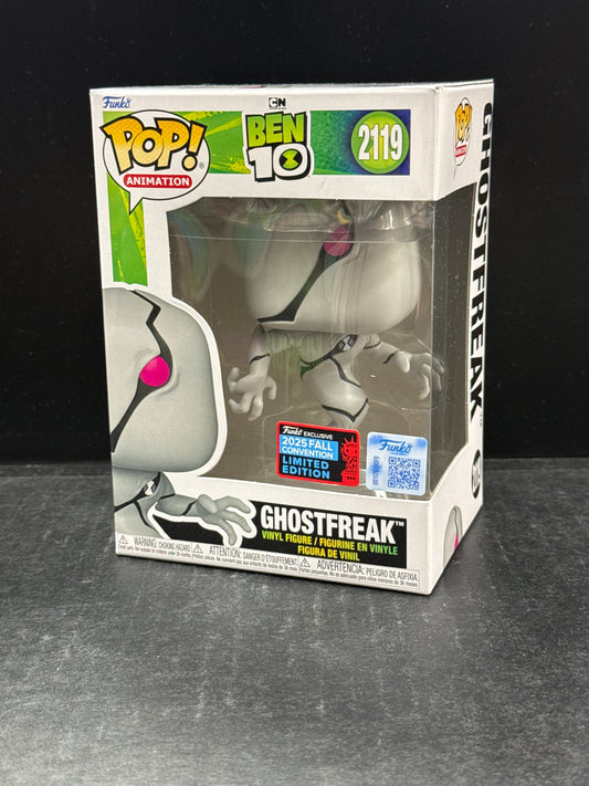 Funko Pop! Ben 10 Ghostfreak 2119 Fall 2025 Exclusive (Grade A)