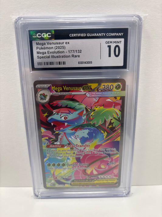 Pokemon Mega Venusaur ex 177/132 CGC 10