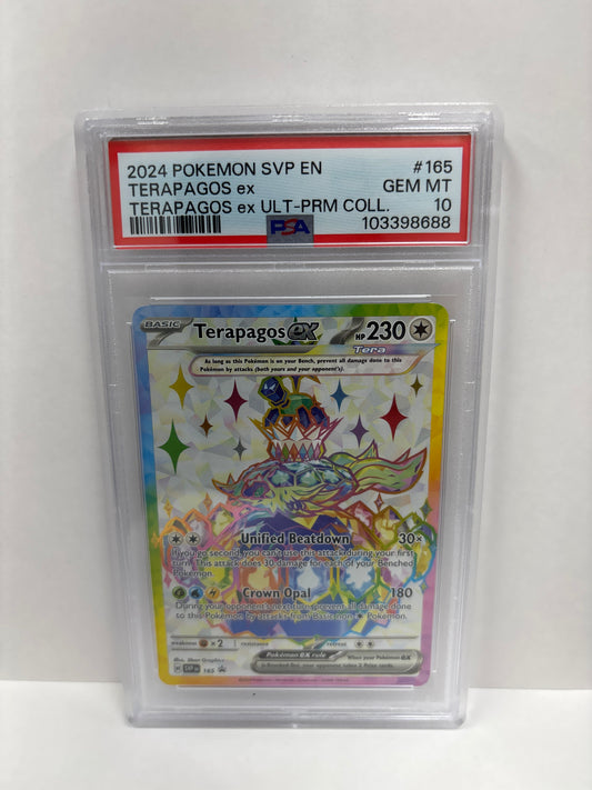 Pokemon Terapagos ex 165 PSA 10