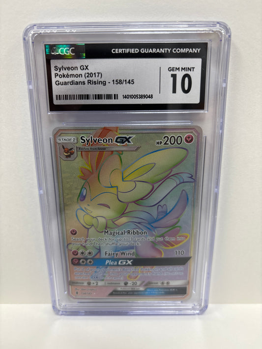 Pokemon Sylveon GX 158/145 CGC 10
