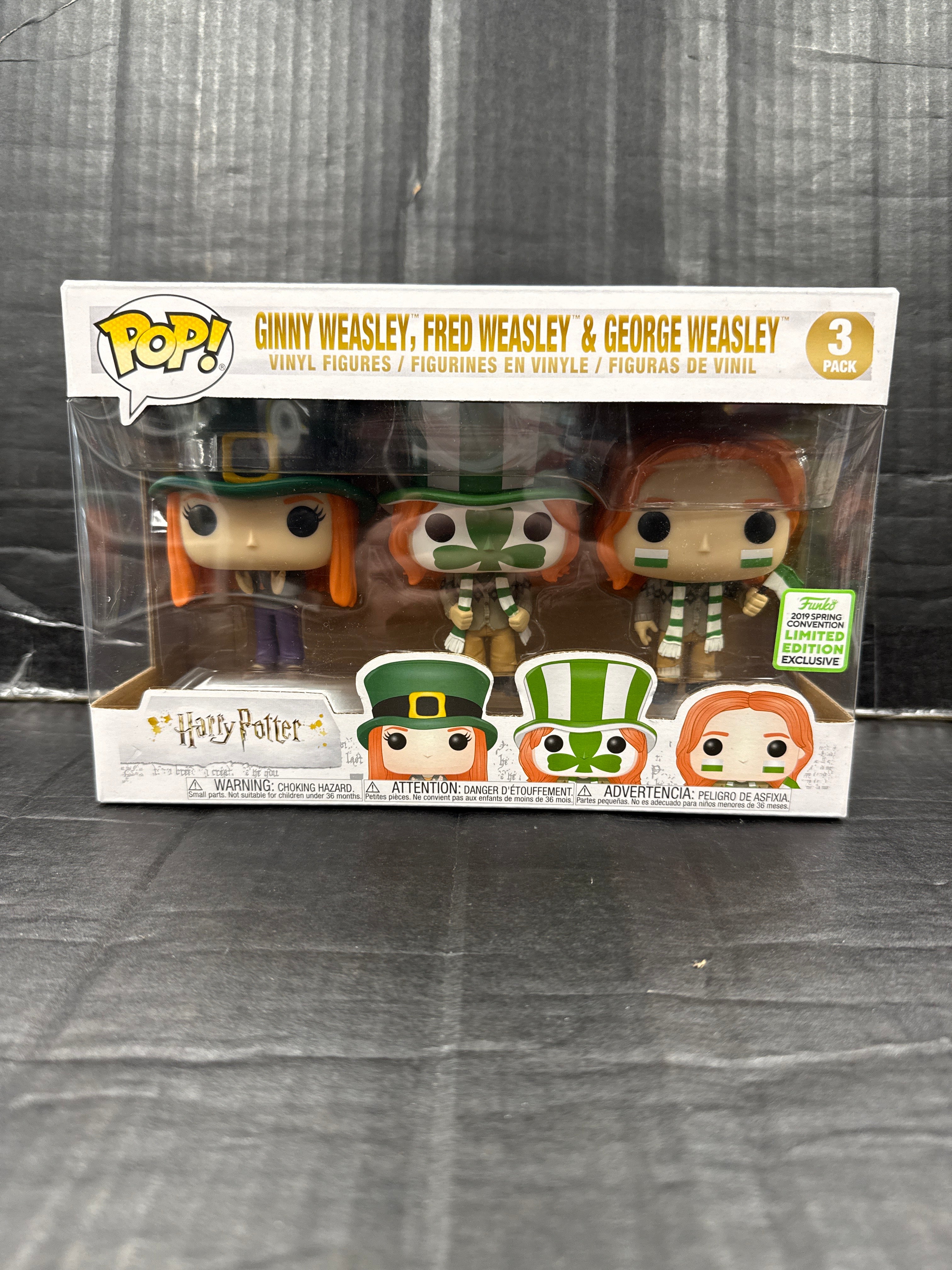 Weasley Funko Pop! Harry Potter Ginny Weasley, Fred Weasley & George