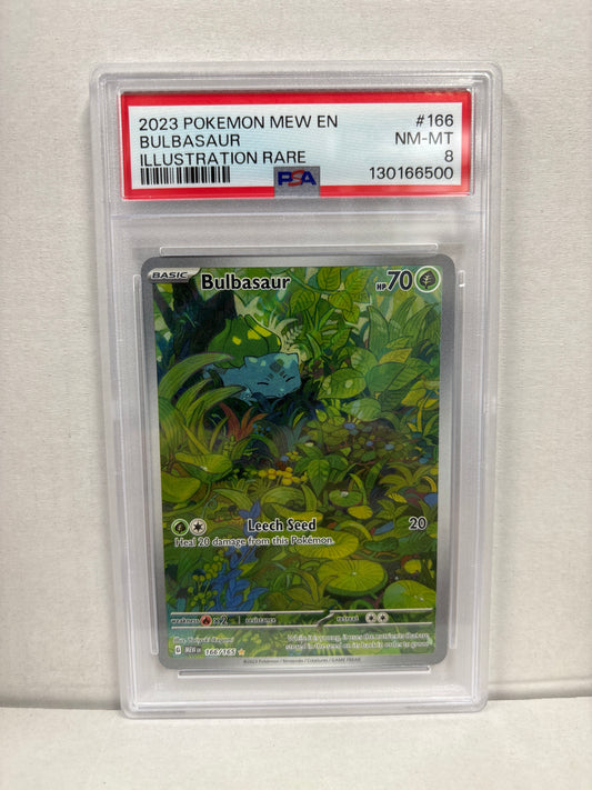 Pokemon Bulbasaur 166/165 PSA 8