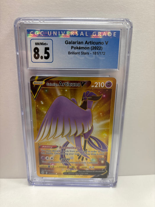 Pokemon Galarian Articuno V 181/172 CGC 8.5