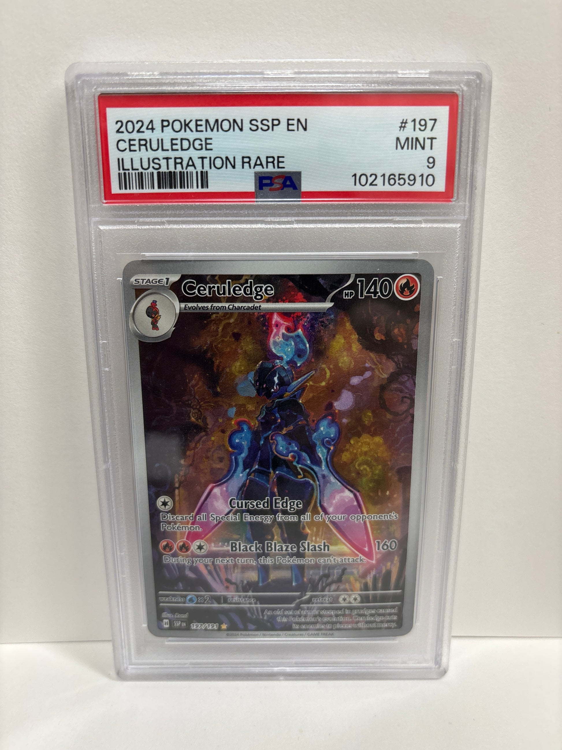 Pokmon Ceruledge 197/191 PSA 9 Zapp! Comics Pokmon Ceruledge 197/191 PSA 9 Zapp! Comics