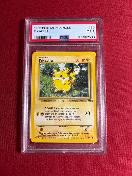 Pokemon Pikachu 60/64 Unlimited (1999) PSA 9