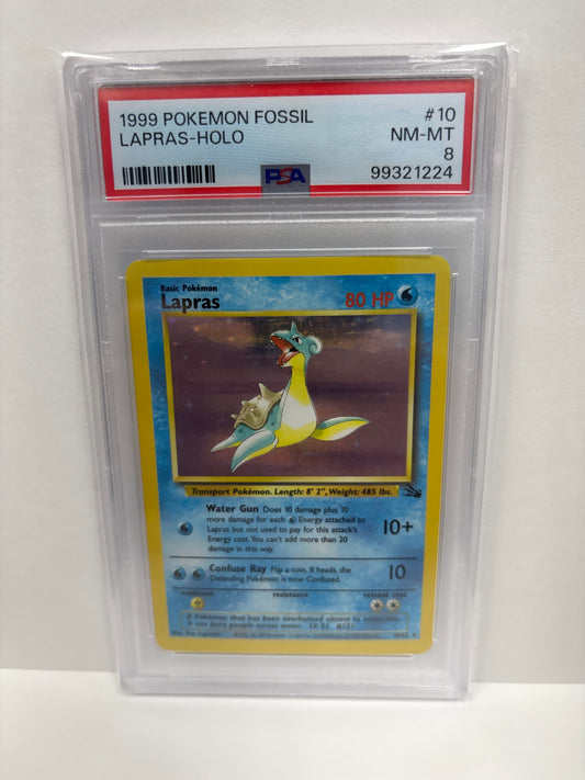 Pokemon Lapras 10/62 PSA 8