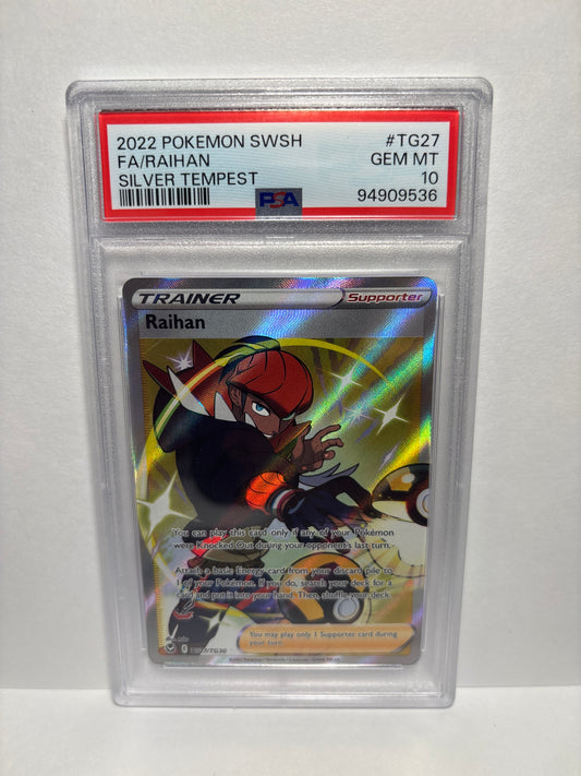 Pokemon Raihan TG27/TG30 PSA 10