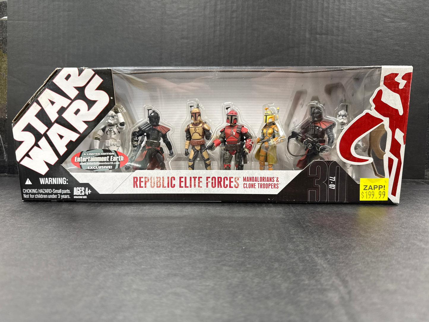 Star Wars Republic Elite Forces Mandalorians & Clone Troopers Entertainment Earth Exclusive