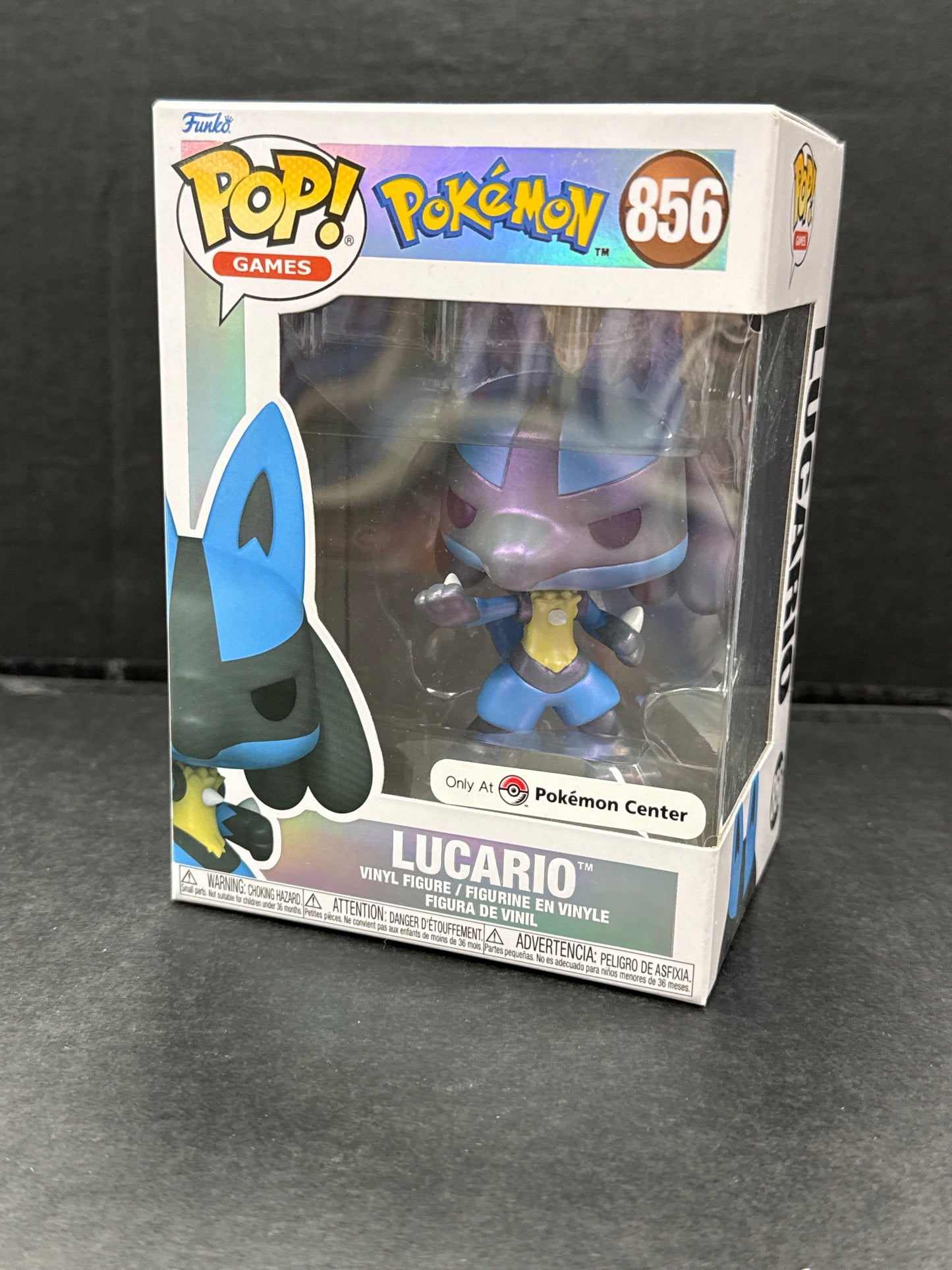 Funko Pop! Pokemon Lucario 856 Pokemon Center Exclusive (Grade A)