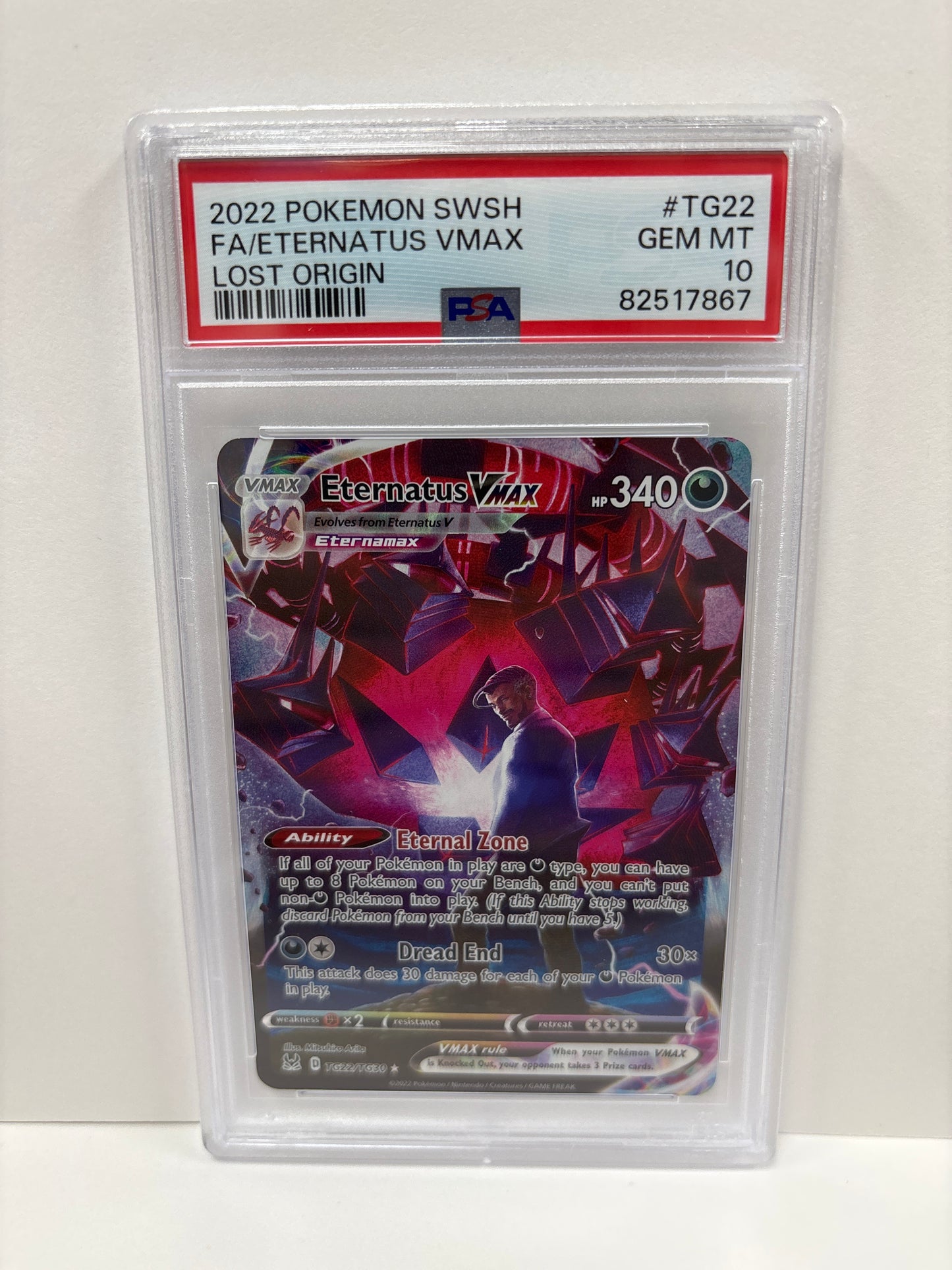 Pokemon Eternatus VMAX TG22/TG30 PSA 10 Zapp! Comics Pokemon Eternatus VMAX TG22/TG30 PSA 10 Zapp! Comics