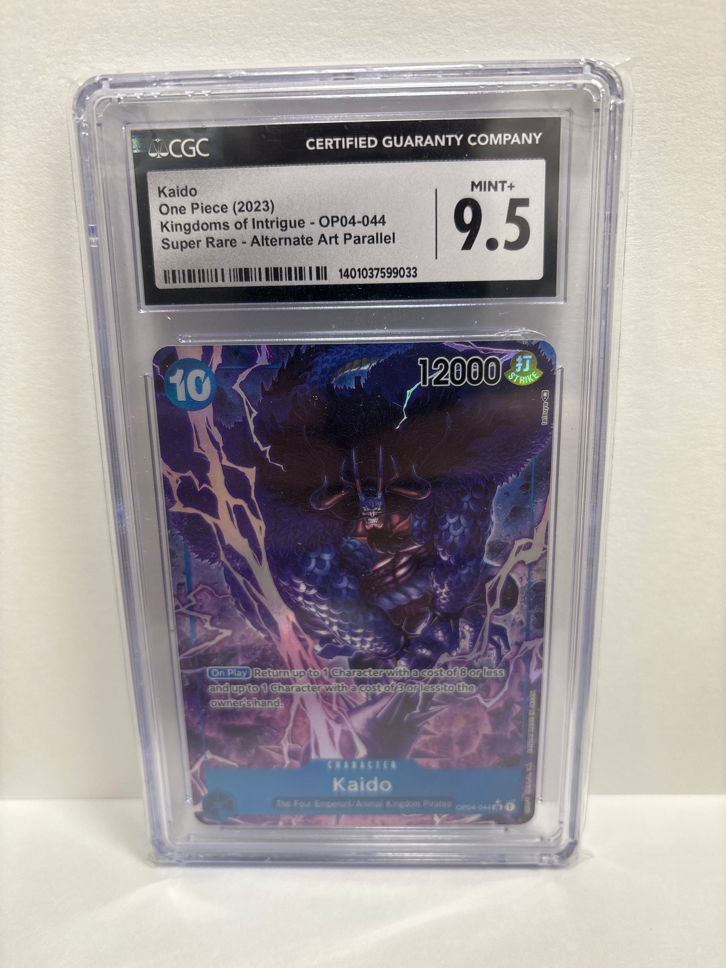 One Piece Card Game Kaido OP04-044 CGC 9.5