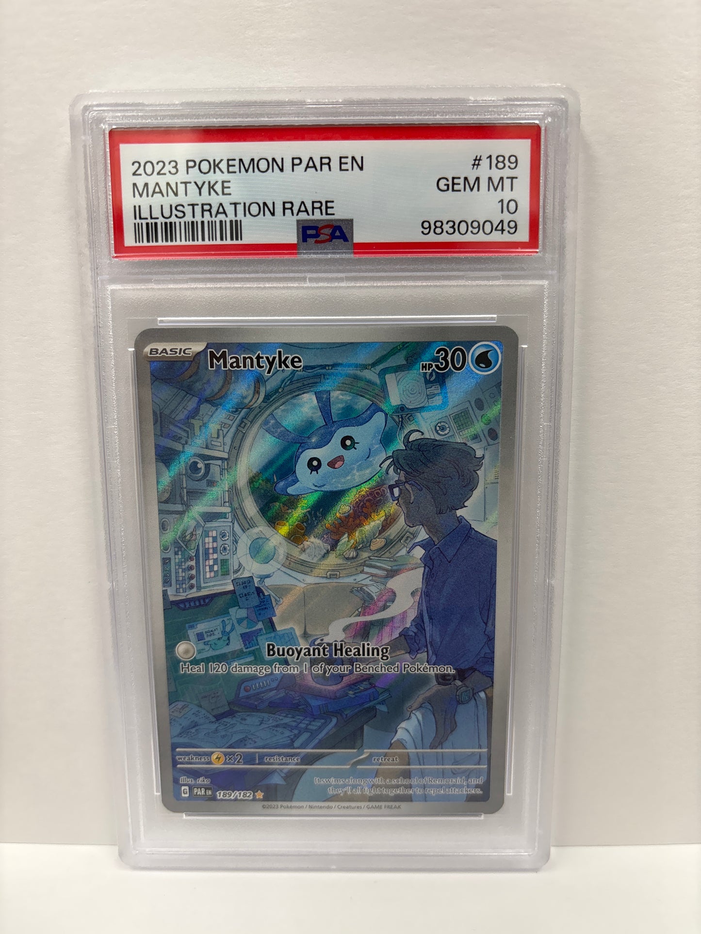 Pokemon Mantyke 189/182 PSA 10