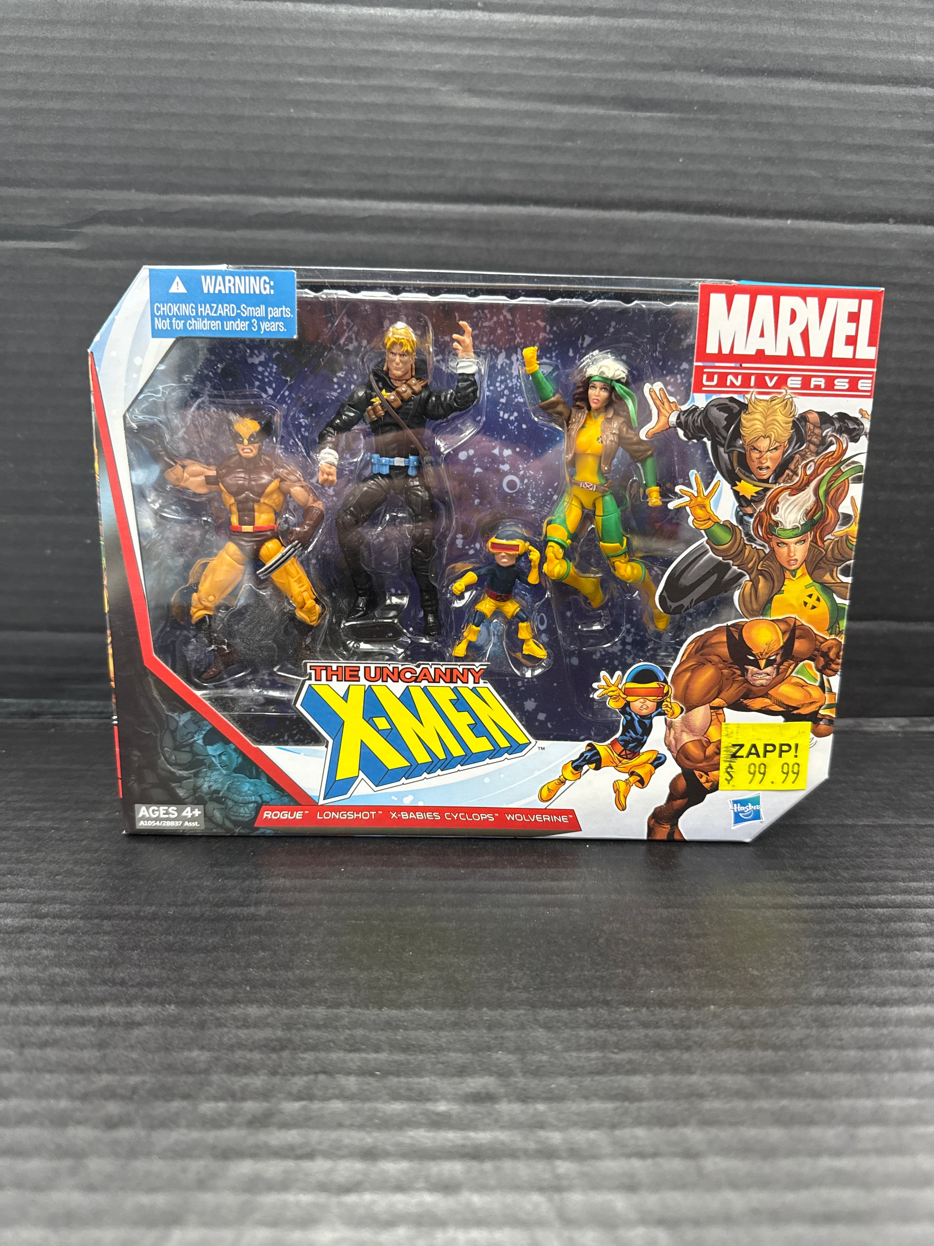 Marvel Universe 3.75 Uncanny X-Men 4 Pack (Rogue,Longshot,X-Babies