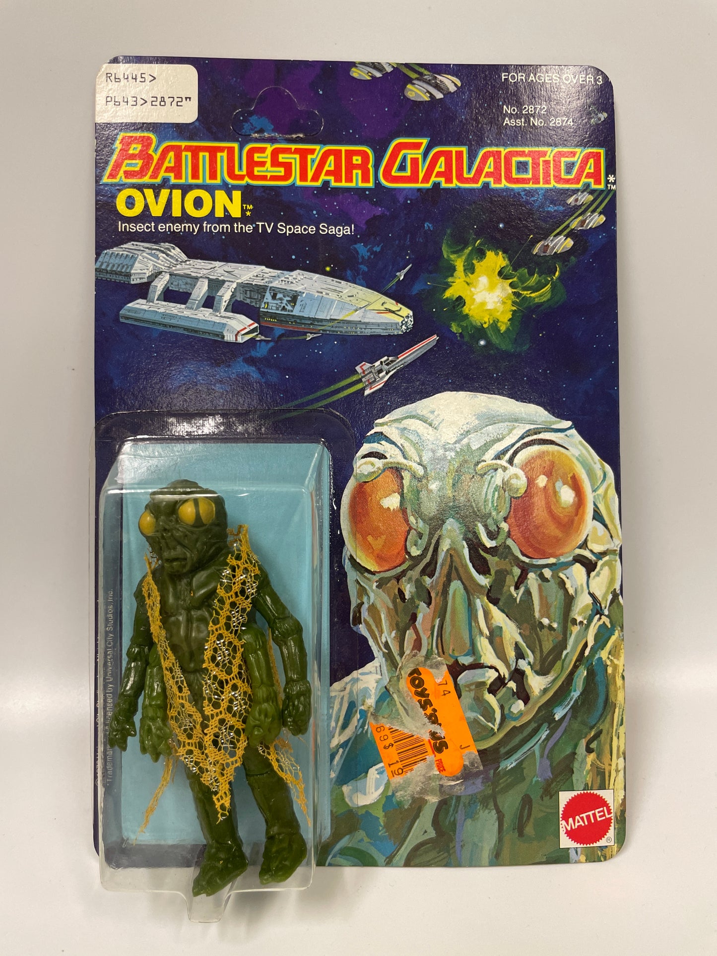 Battlestar Galactica Mattel 1978 Ovion Vintage Action Figure