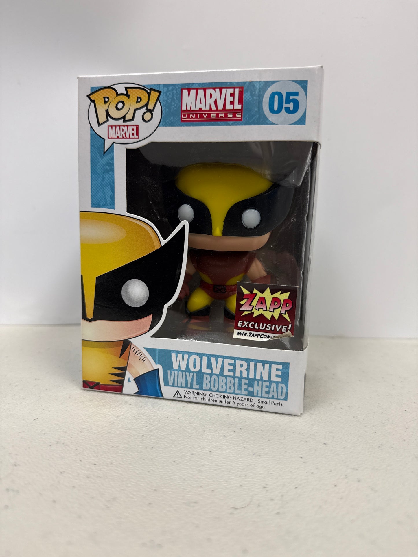 Funko Pop! Wolverine 05 Zapp Comics Exclusive (Brown Suit) (Grade D)