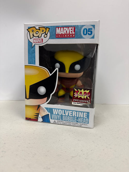 Funko Pop! Wolverine 05 Zapp Comics Exclusive (Brown Suit) (Grade D)