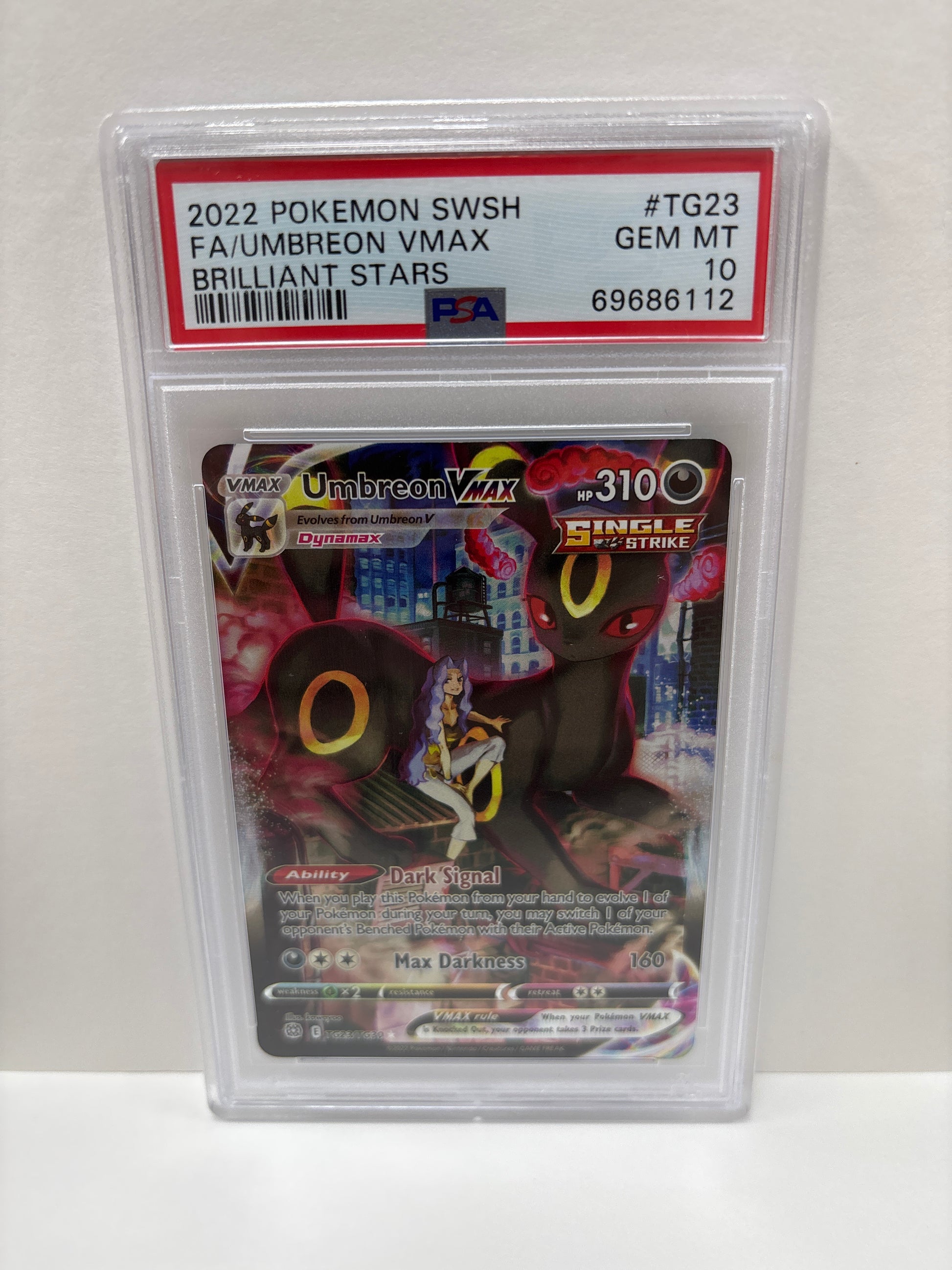 pokemon card tg23 tg30 Pokemon Umbreon VMAX TG23/TG30 PSA 10 – Zapp! Comics