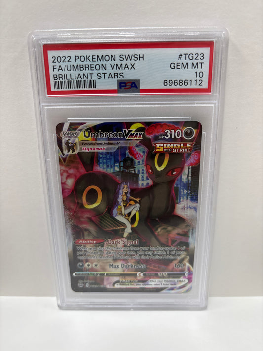 Pokemon Umbreon VMAX TG23/TG30 PSA 10